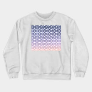 Geometric sunset pattern Crewneck Sweatshirt